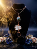 Pillar of Presence - Labradorite, Black Tourmaline, Clear Quartz