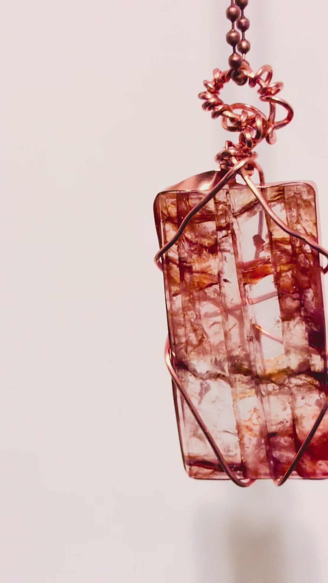 The Molten Soul Artifact - Fire Quartz Pendant